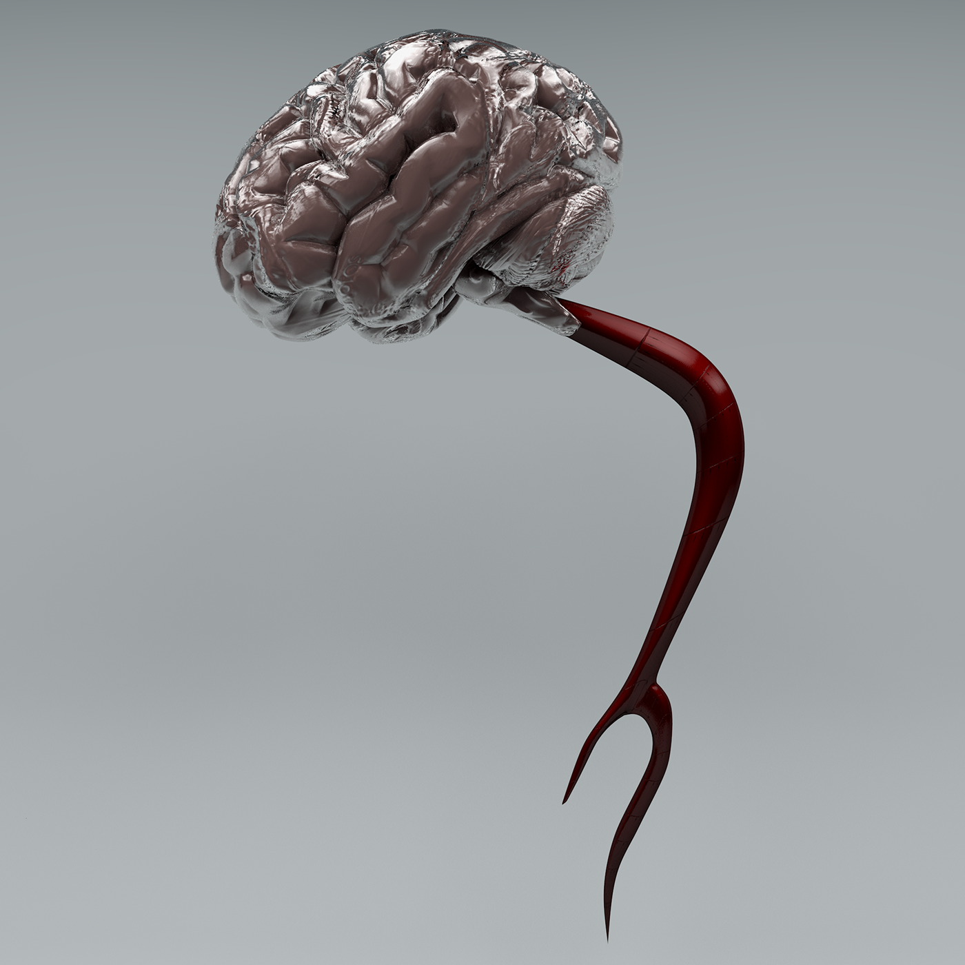 brain cinema 4d 3D art Realism