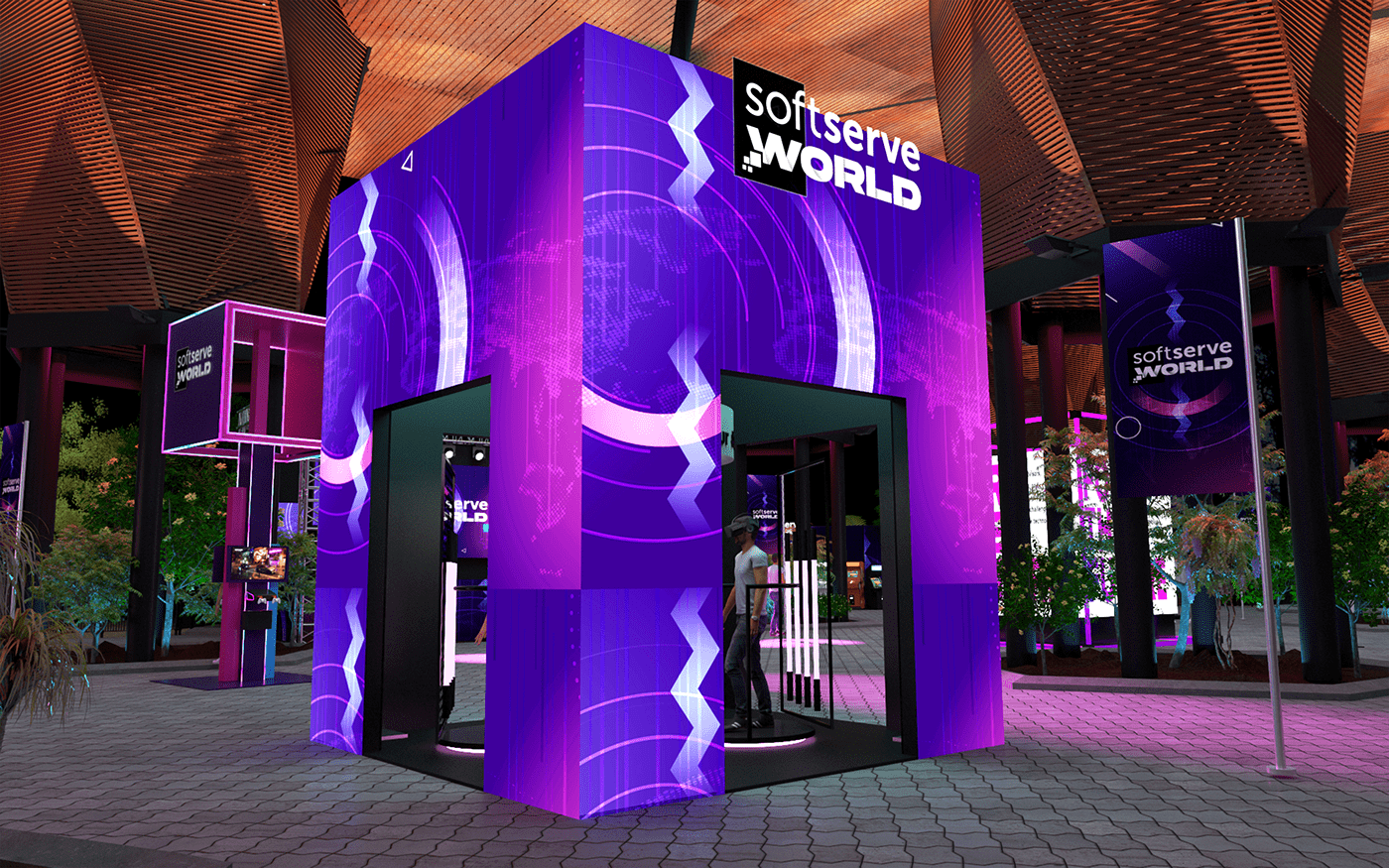 3d design 3d designer bogota Event festival Innmersive Experience Jardín Botánico Medellín Renders 3D