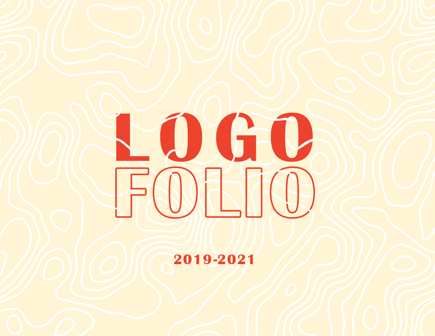 brand branding  facebook folio Icon logo mark orange simple uniqe