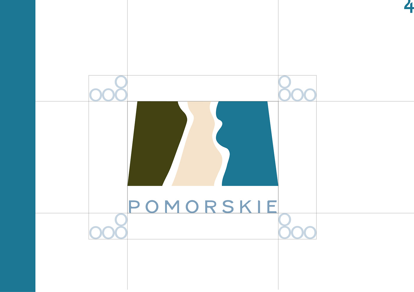 rebranding logo POMORSKIE polska polish design brandbook simple logo brand identity unique logo