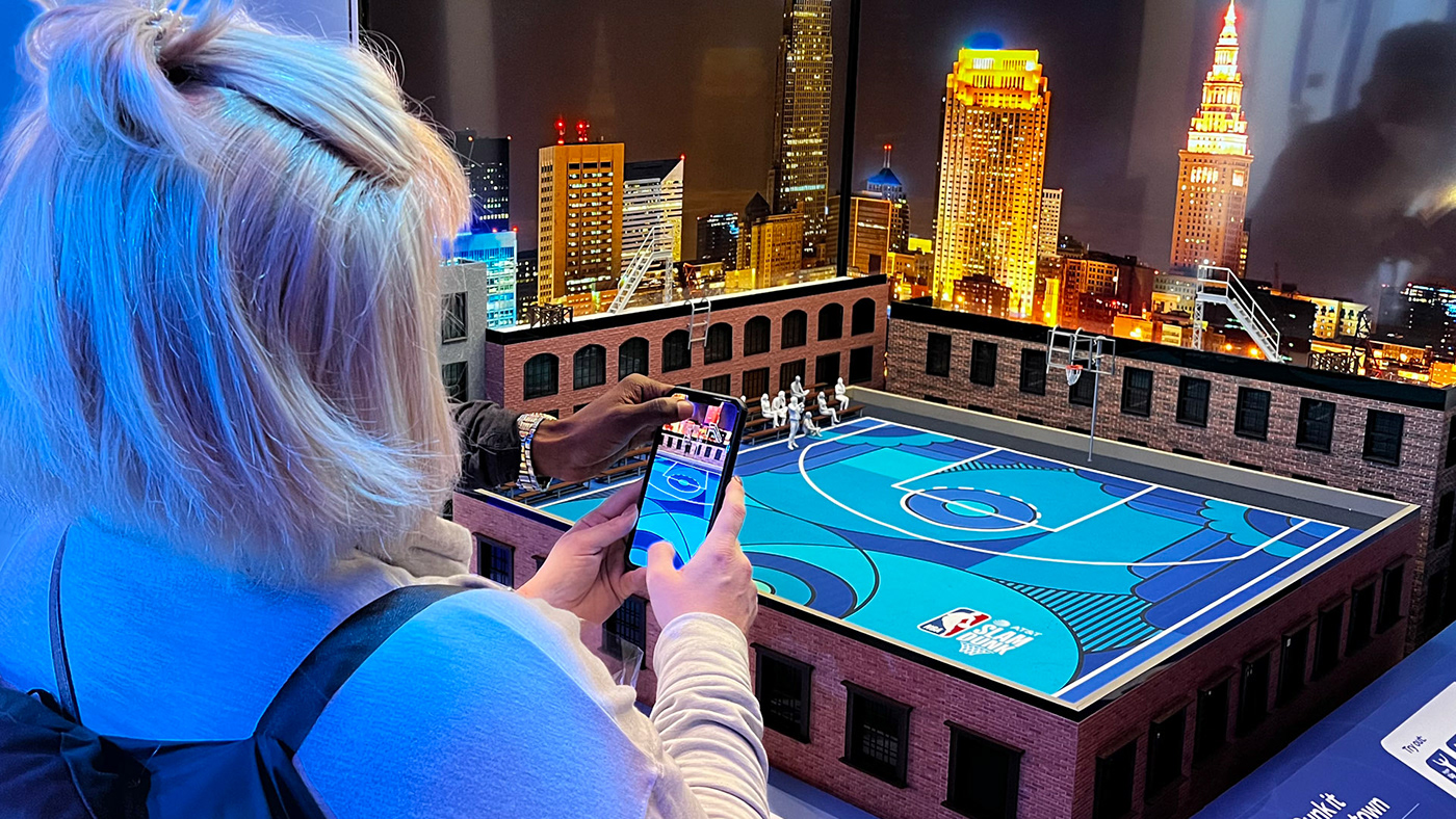 basketball augmented reality 3D volumetric blender 3d modeling sports AR NBA
