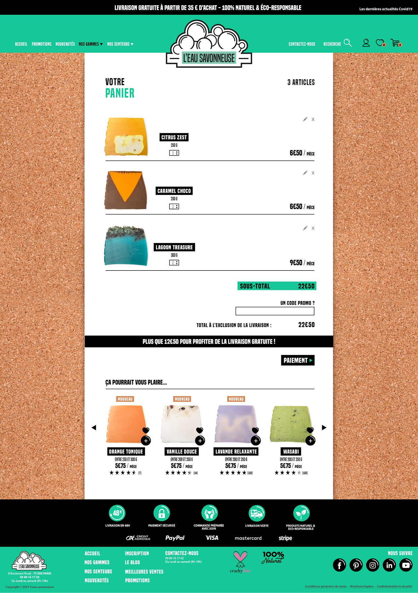 bulles design e-commerce graphisme Internet savons site site internet Web Webdesign