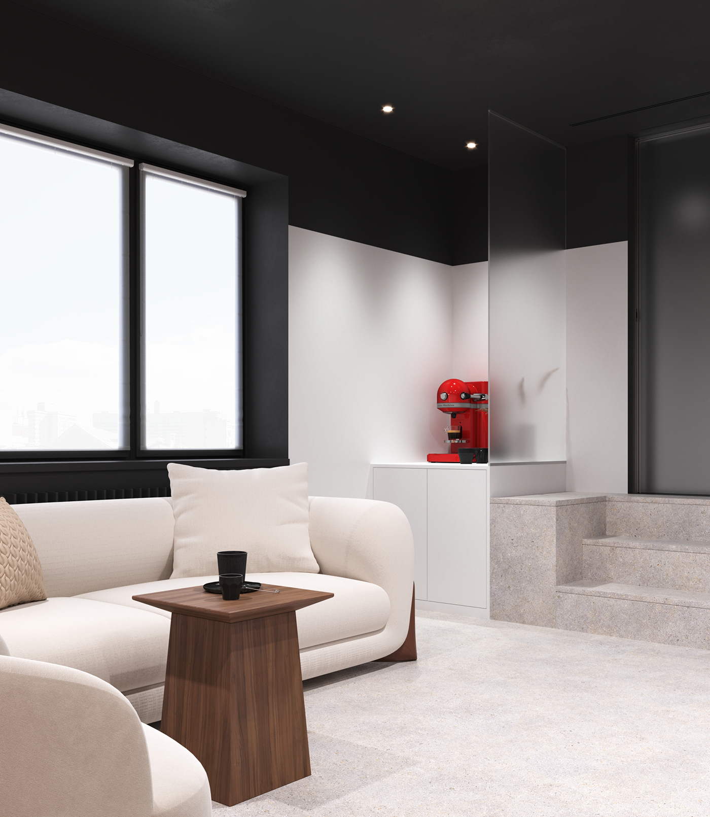 3dsmax coronarenderer Interior interiordesign japan Minimalism parquet parquetfloor showroom showroomdesign