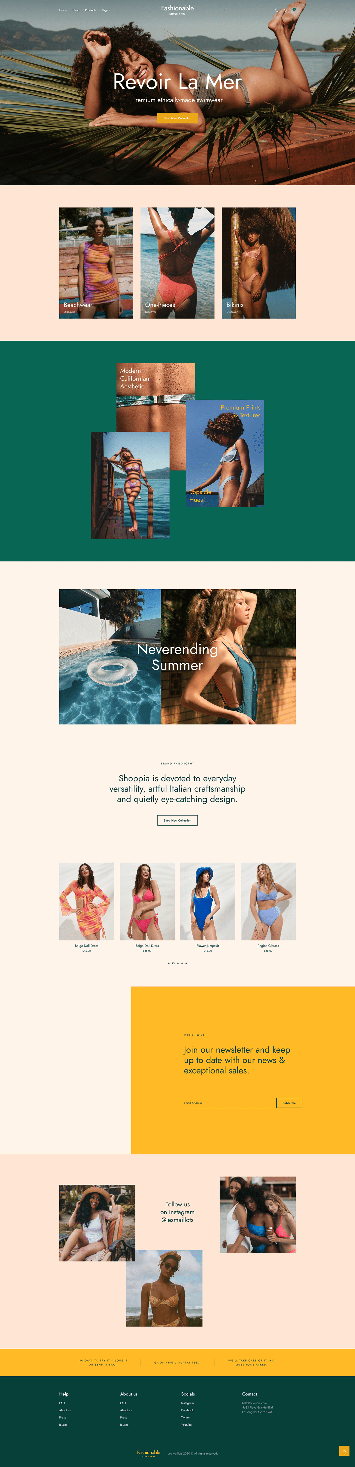 Fashionable - Clothing & Apparel WooCommerce WordPress Theme - Swimwear Shop | Cmsmasters studio