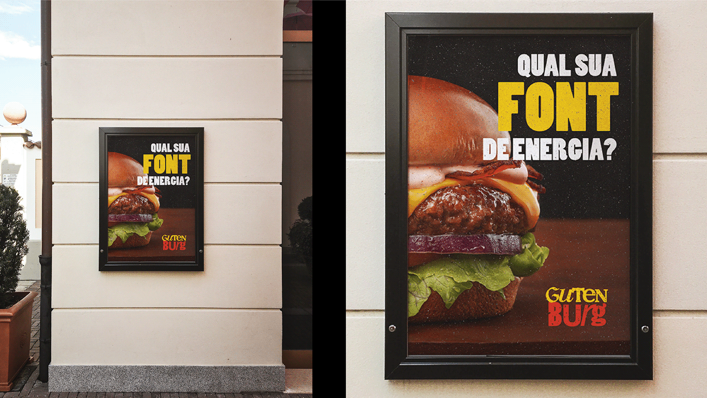 burger hamburger restaurant Food  brand design Logotype identity visual branding  Gutenberg kimura