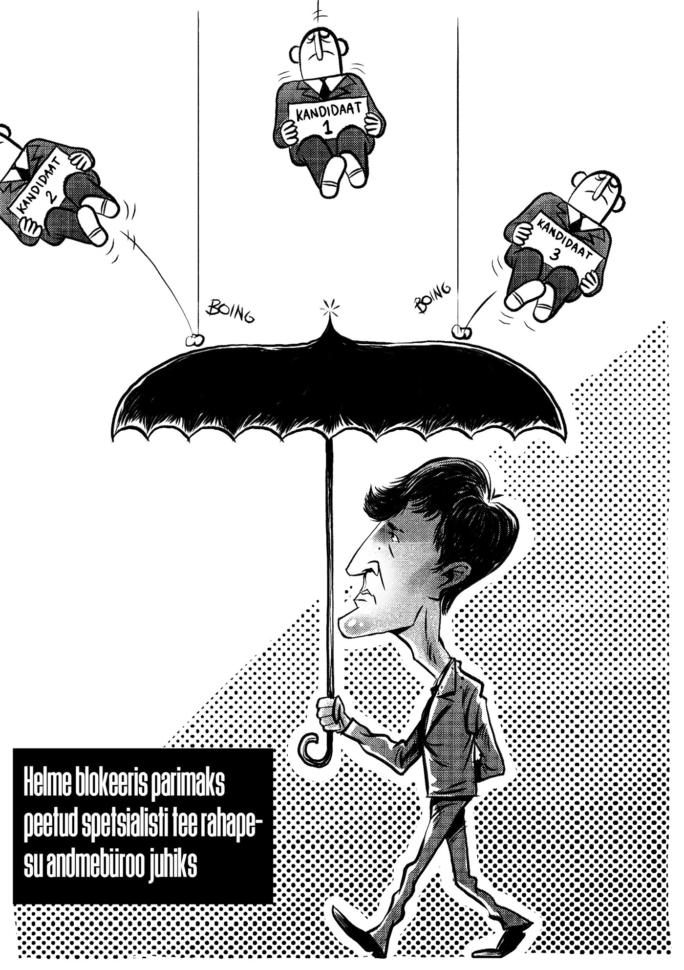 black and white caricature   Cartoony comics Comics strip political
