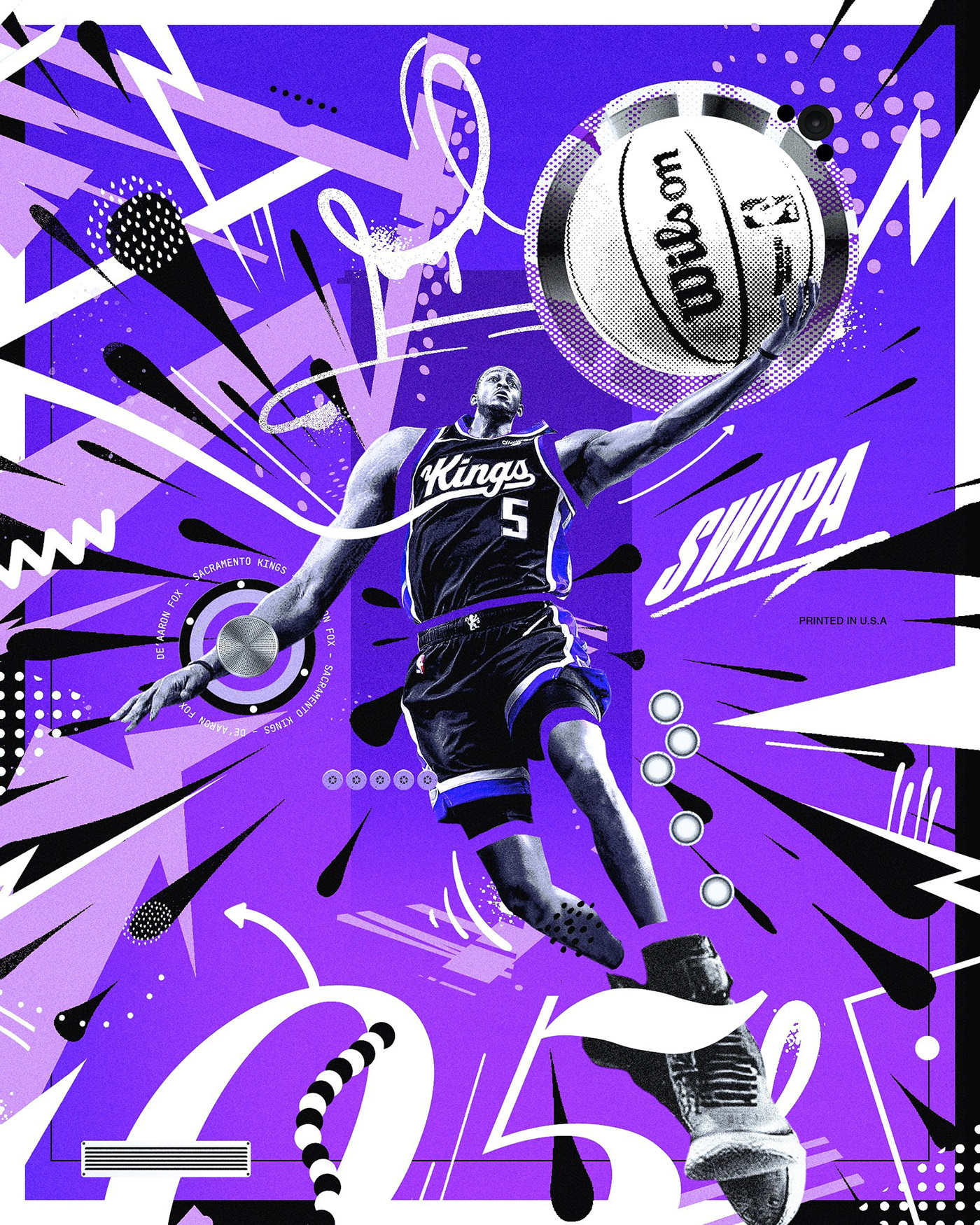 design basketball Sports Design graphics sports Poster Design Layout editorial NBA арт