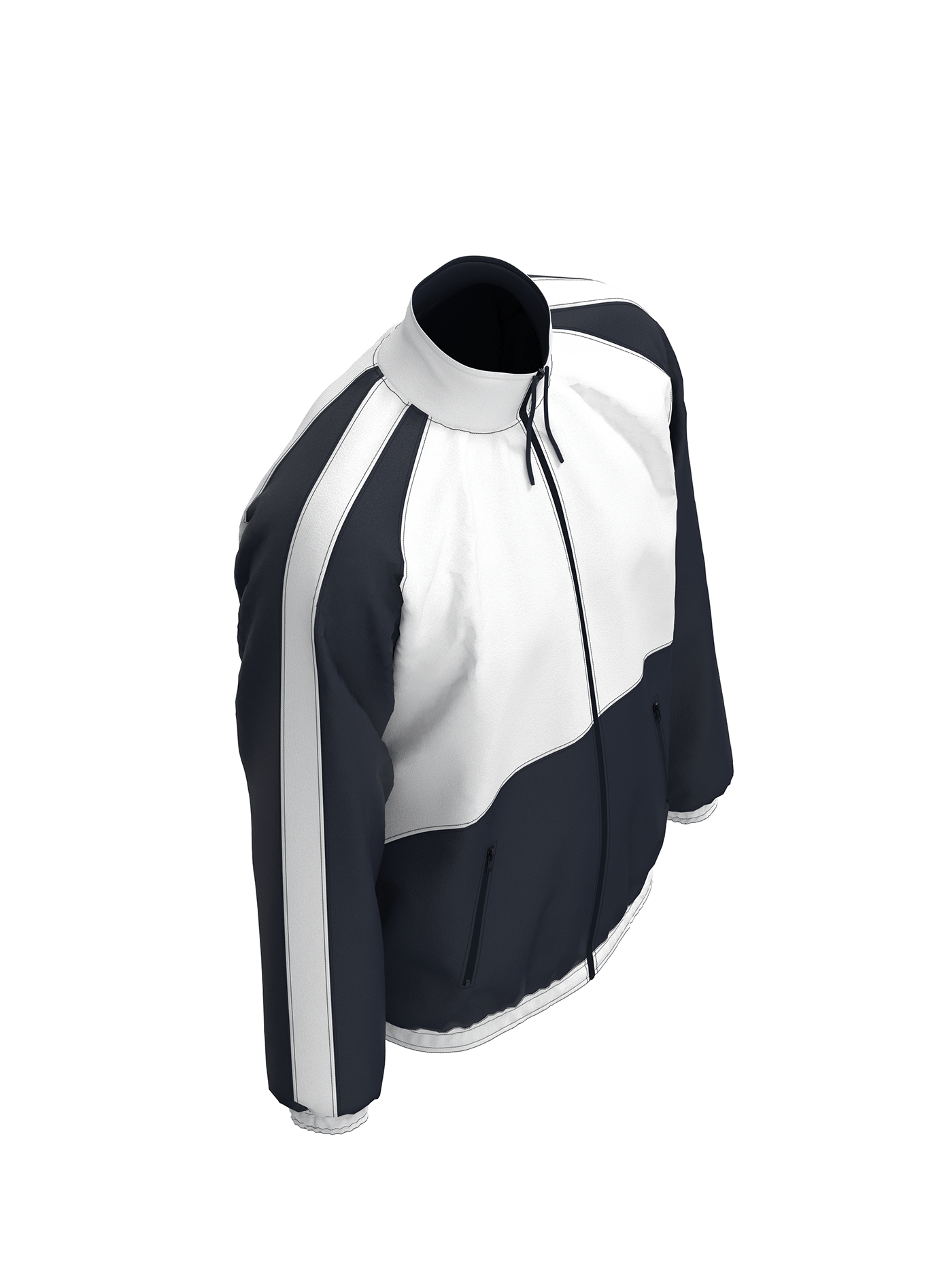 rain winter Digital Art  Graphic Designer 3D Clo3D virtual fashion clo3ddesigner windbreaker jacket