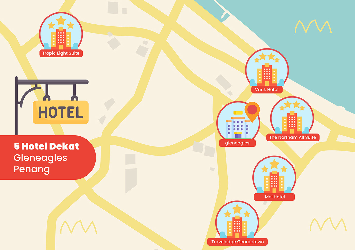 architecture hotel identity Landscape map restaurant Signage signs Travel wayfinding