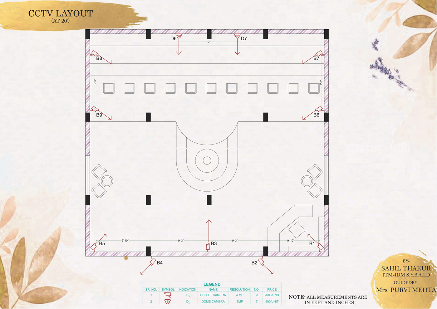 3ds max AutoCAD College Project jewelery shop jewelry showroom Space Planning