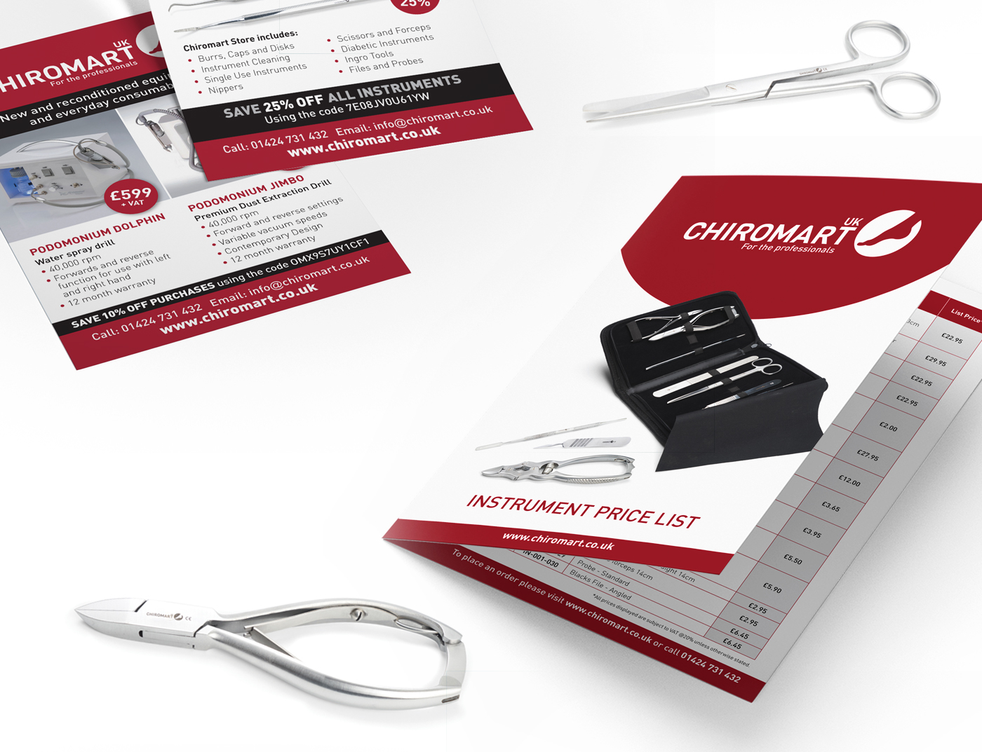 design graphic design  marketing   brochure roll-fold leaflets price list