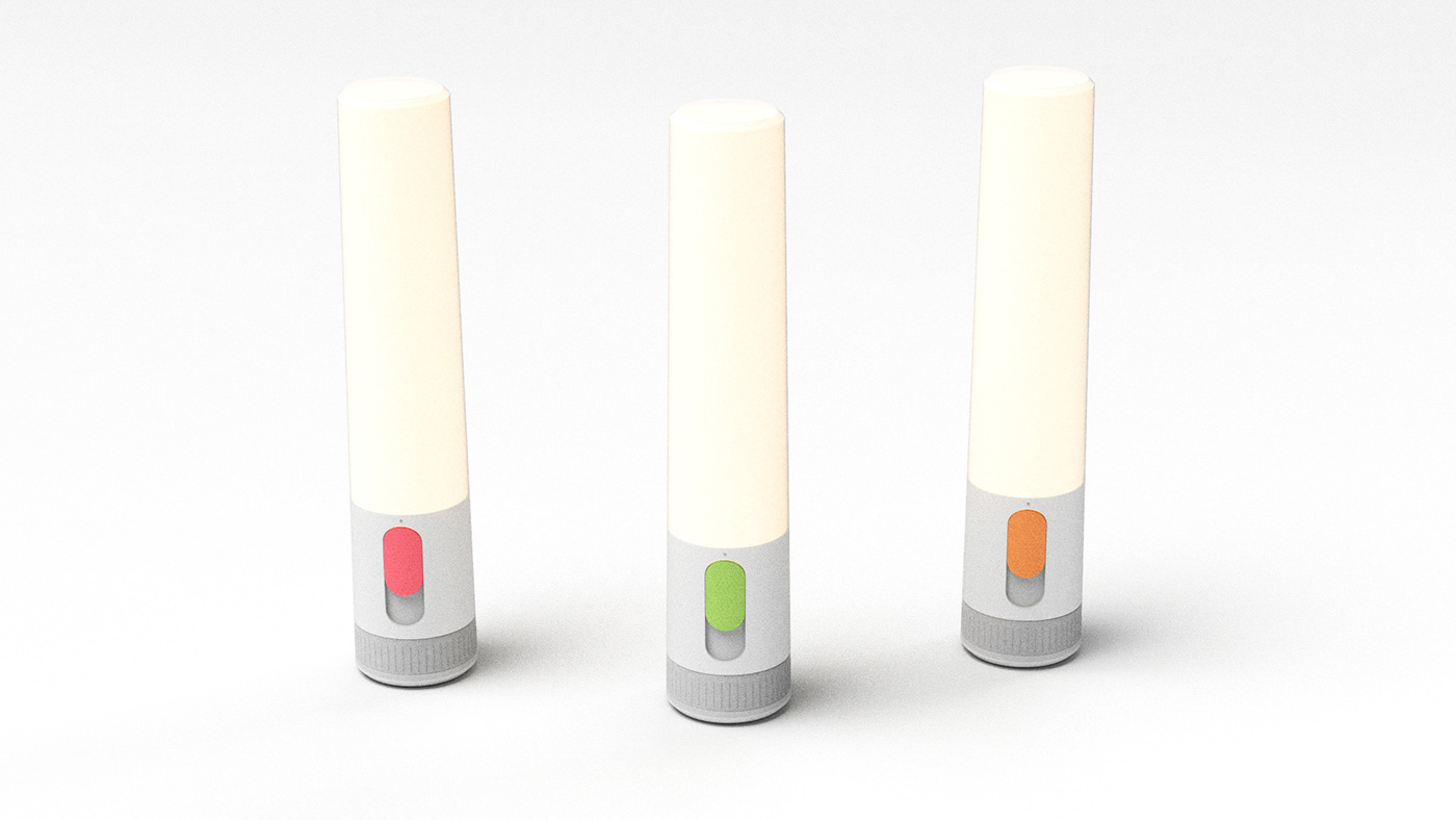 desk light flashlight lamp design lantern Packaging product design  torch visualisation minimalist design multifunctional