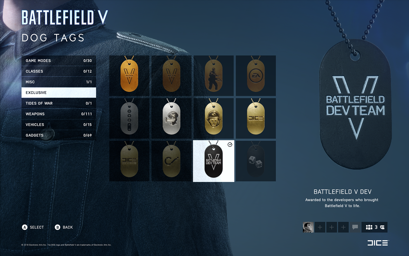 battlefield battlefieldV Electronic Arts Battlefield v dice UI ux WWII