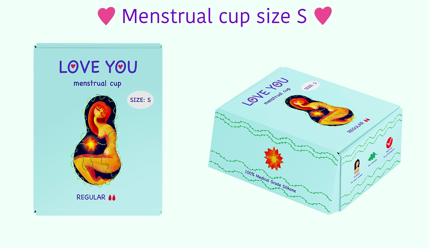 Digital Art  feminism ILLUSTRATION  menstrual cup menstruation Procreate woman Woman packaging women