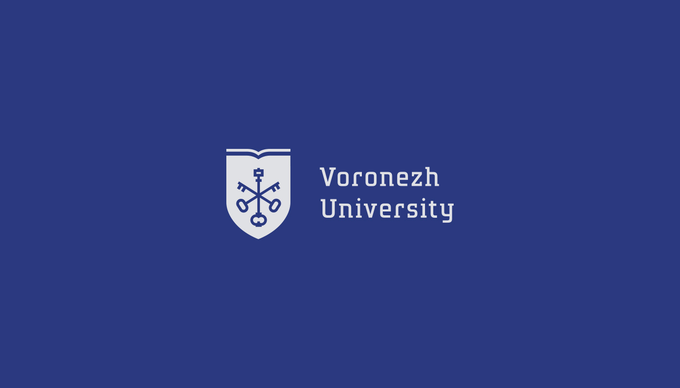 University identity college logo keys voronezh science department academia