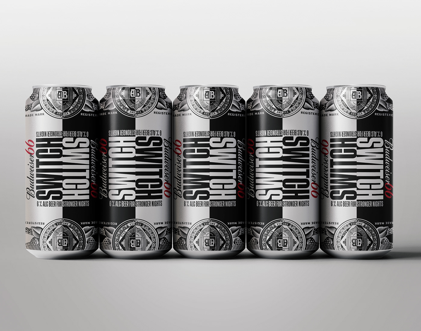 beer Budweiser art direction  design Label Packaging brand Bud66 identity branding 