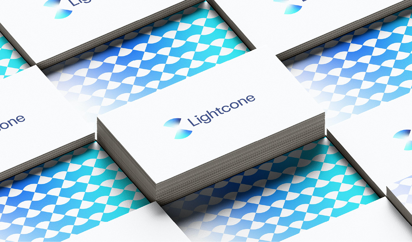 branding  capital exchange gradient logo Hedge Fund Investment Light cone Lightcone