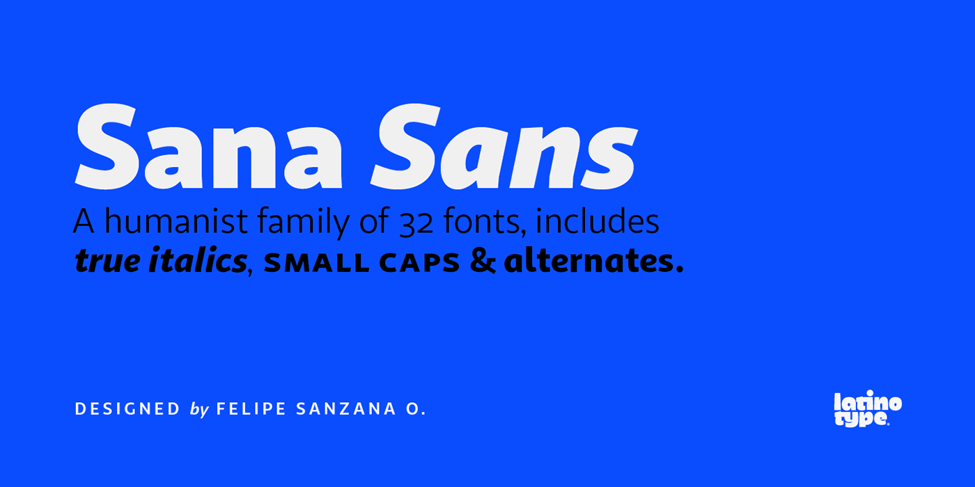 Adobe Portfolio sans serif Humanist type text modern family clean books