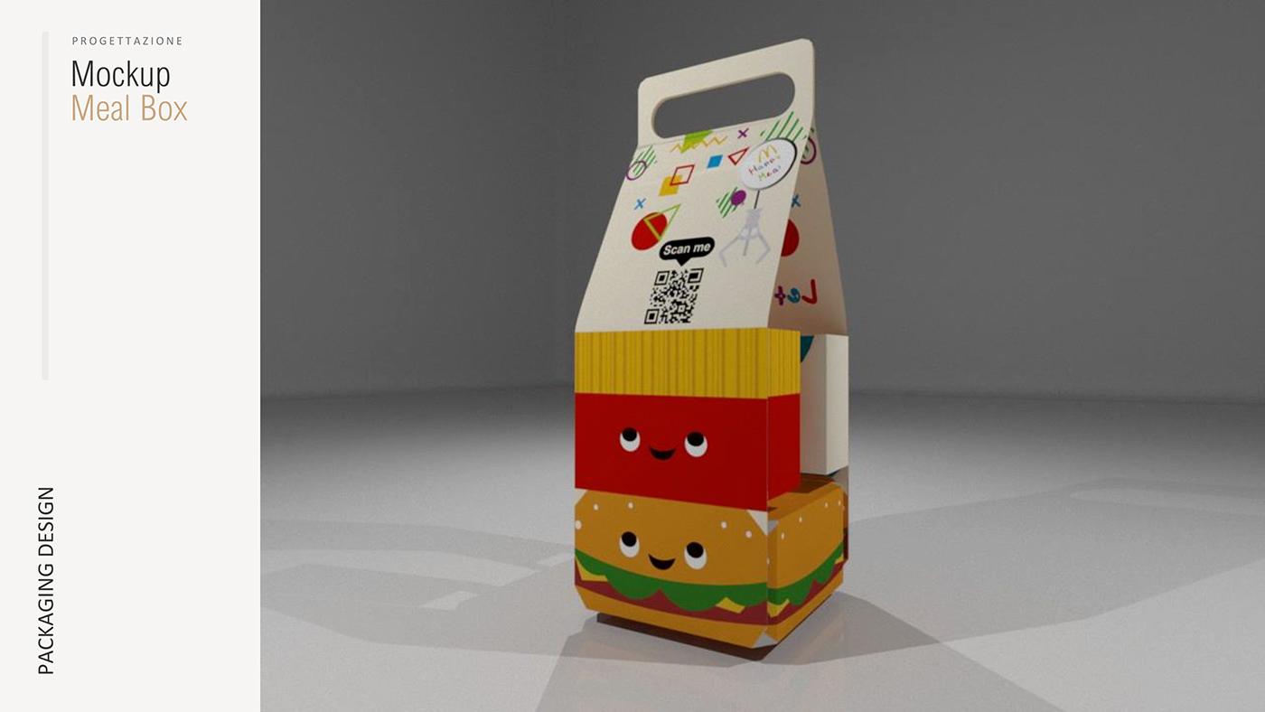 3D animation  concept concept design mcdonald's Packaging packaging design product rebranding redesign