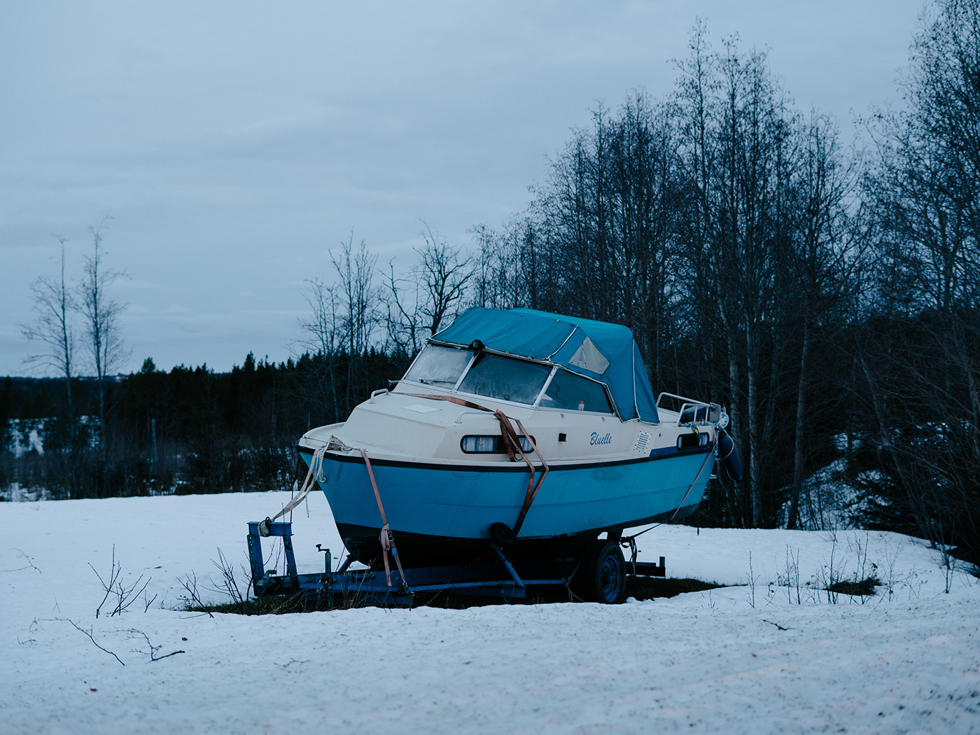 Volvo PV volvopv boat Sweden north jämtland