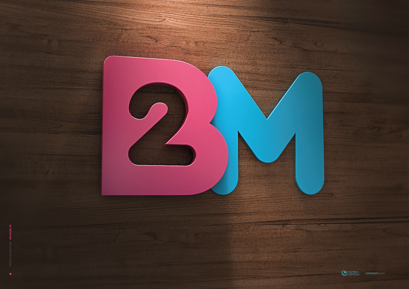 B2M logo marca campanha