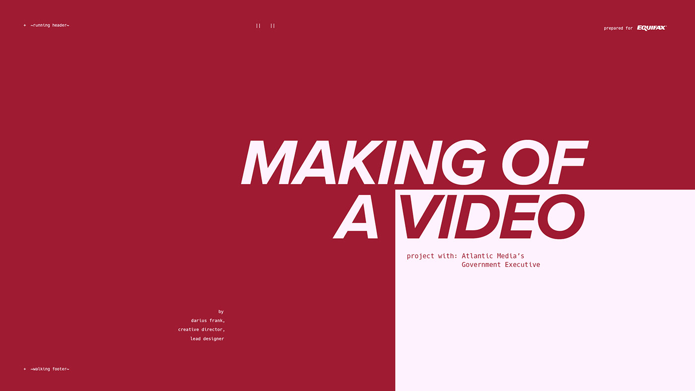Video Editing Corporate Design motion graphic equifax darius frank defcise Digital Art  graphic design 