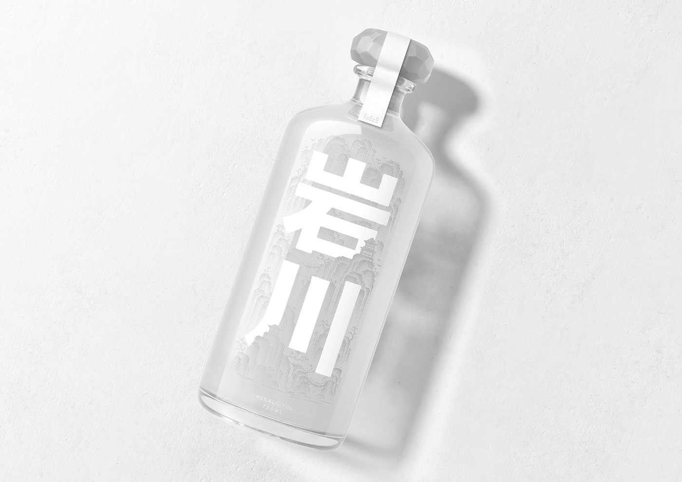 Lingyun creative Packing Design Vodka 凌云创意 font design bottle design
