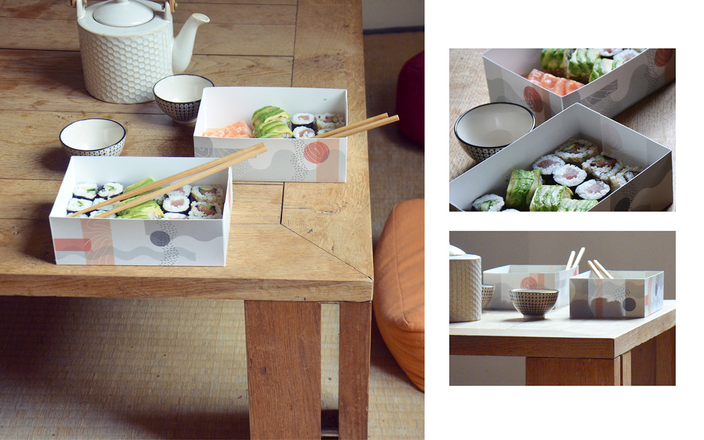 design Packaging Sushi box chopsticks Lamp