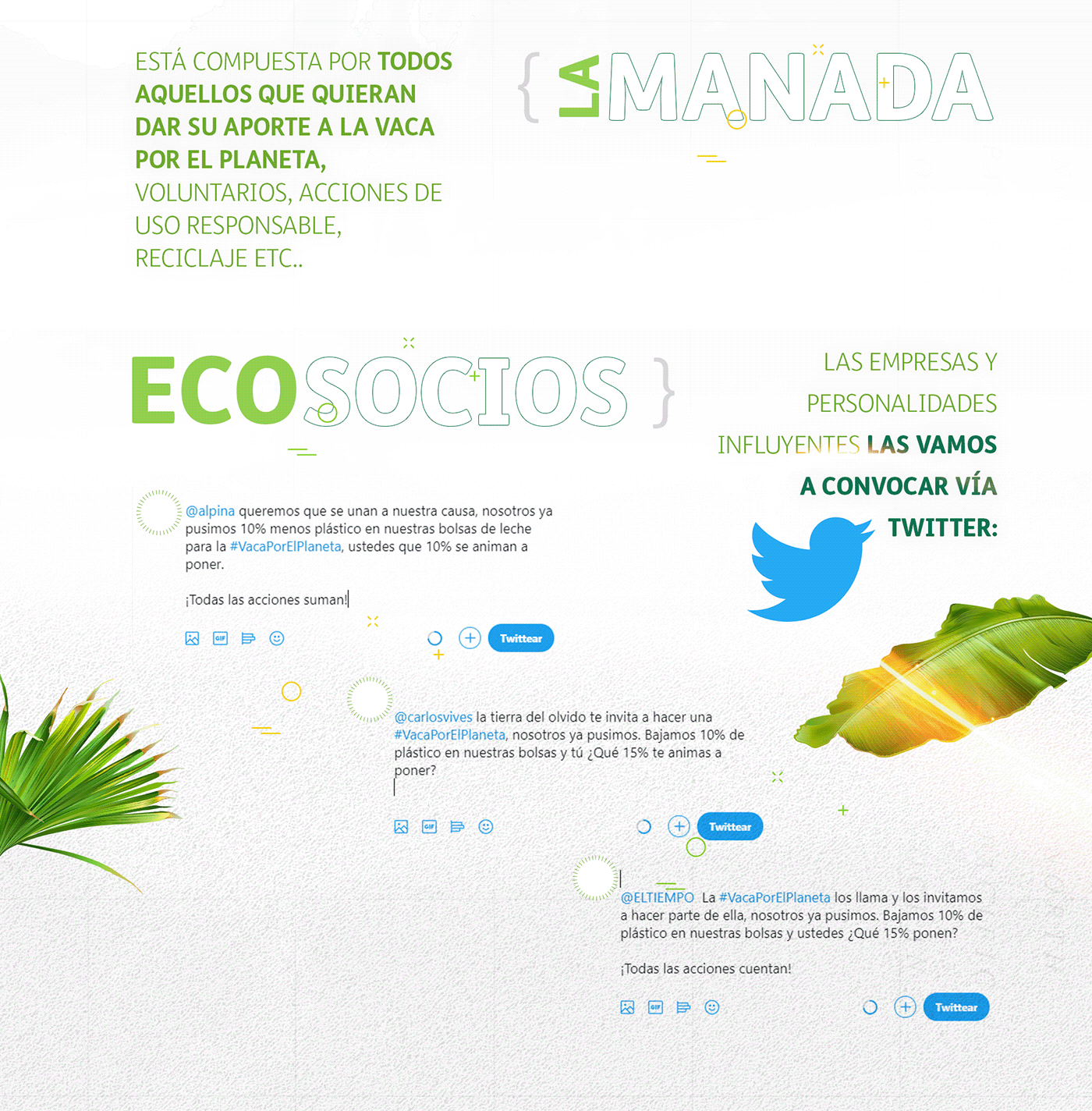 planeta alqueria digital planet design Advertising  Socialmedia Ecology environment Social Media Design