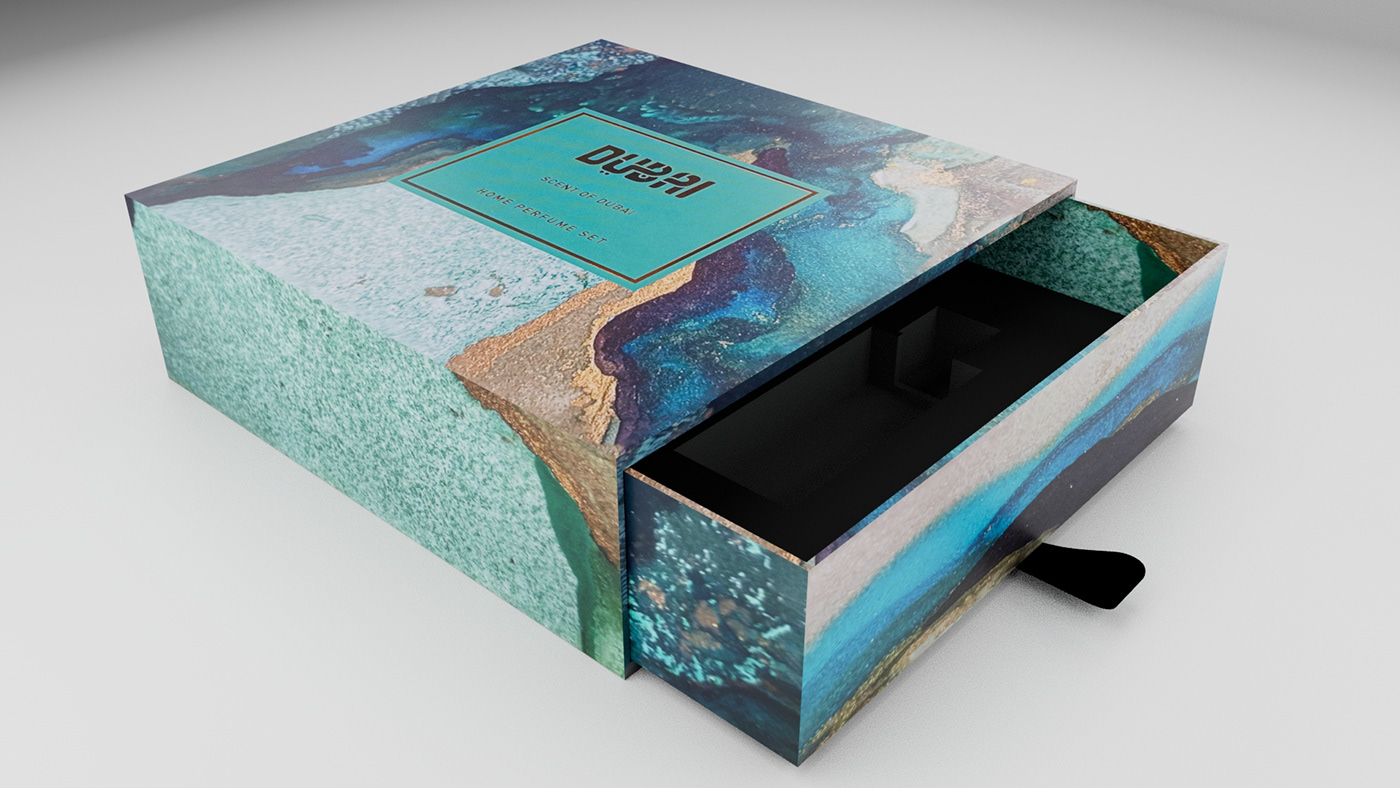 box perfume packaging perfume Packaging product design  Advertising  3d modeling Render lowpoly texture