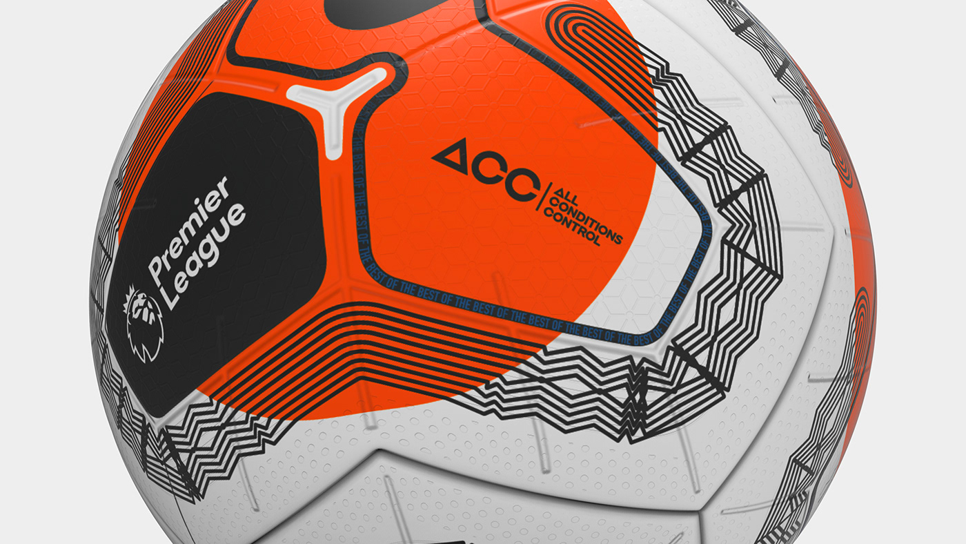 design football graphic merlin Nike Premier League soccer soccer ball sport tunnel vision