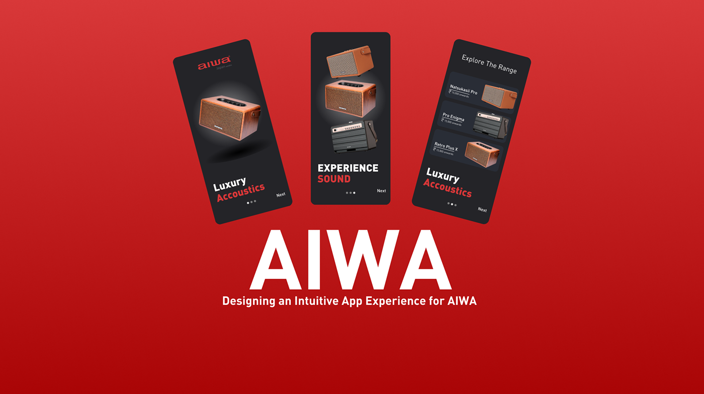 AIWA Mobile app UI/UX ui design luxury app design user interface ux Figma figma design