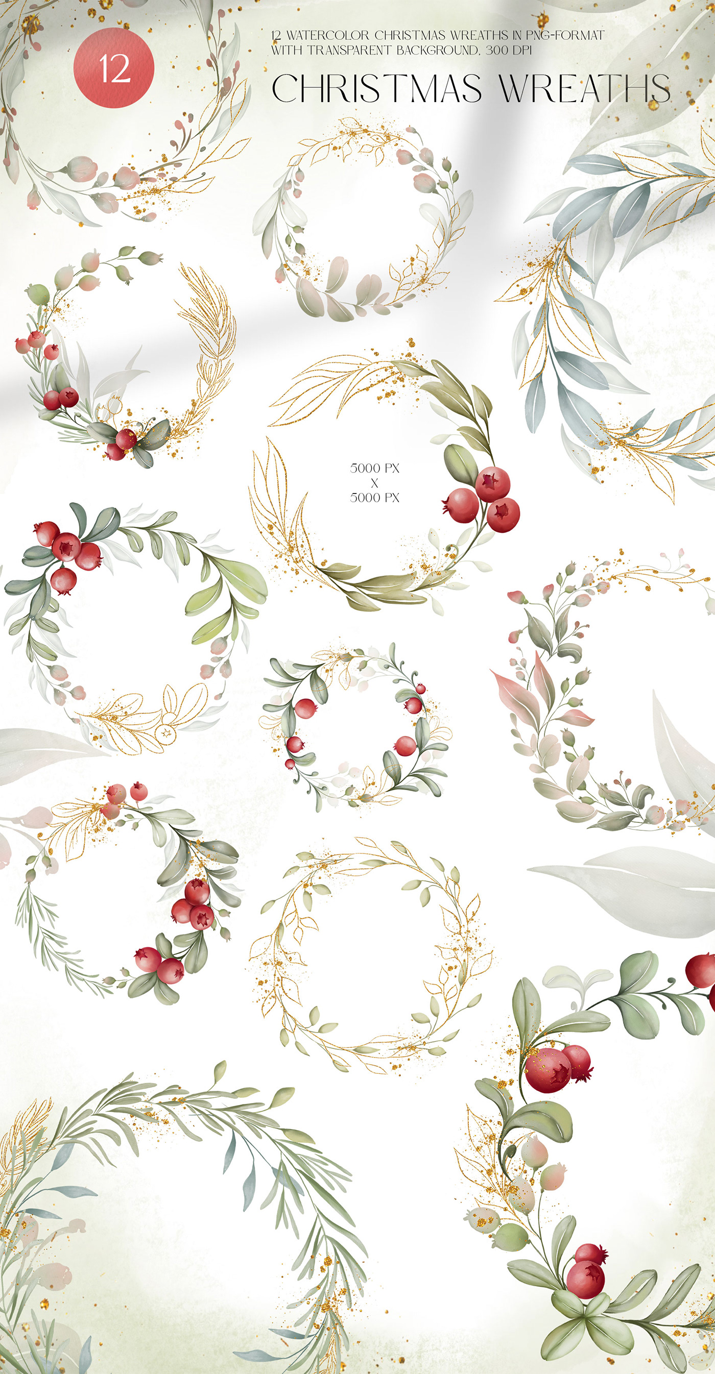 berries botanical Bouquets Christmas christmas clipart christmas watercolor cranberry cranberry watercolor floral bouquet holly jolly ILLUSTRATION  plants watercolor watercolor plants winter watercolor
