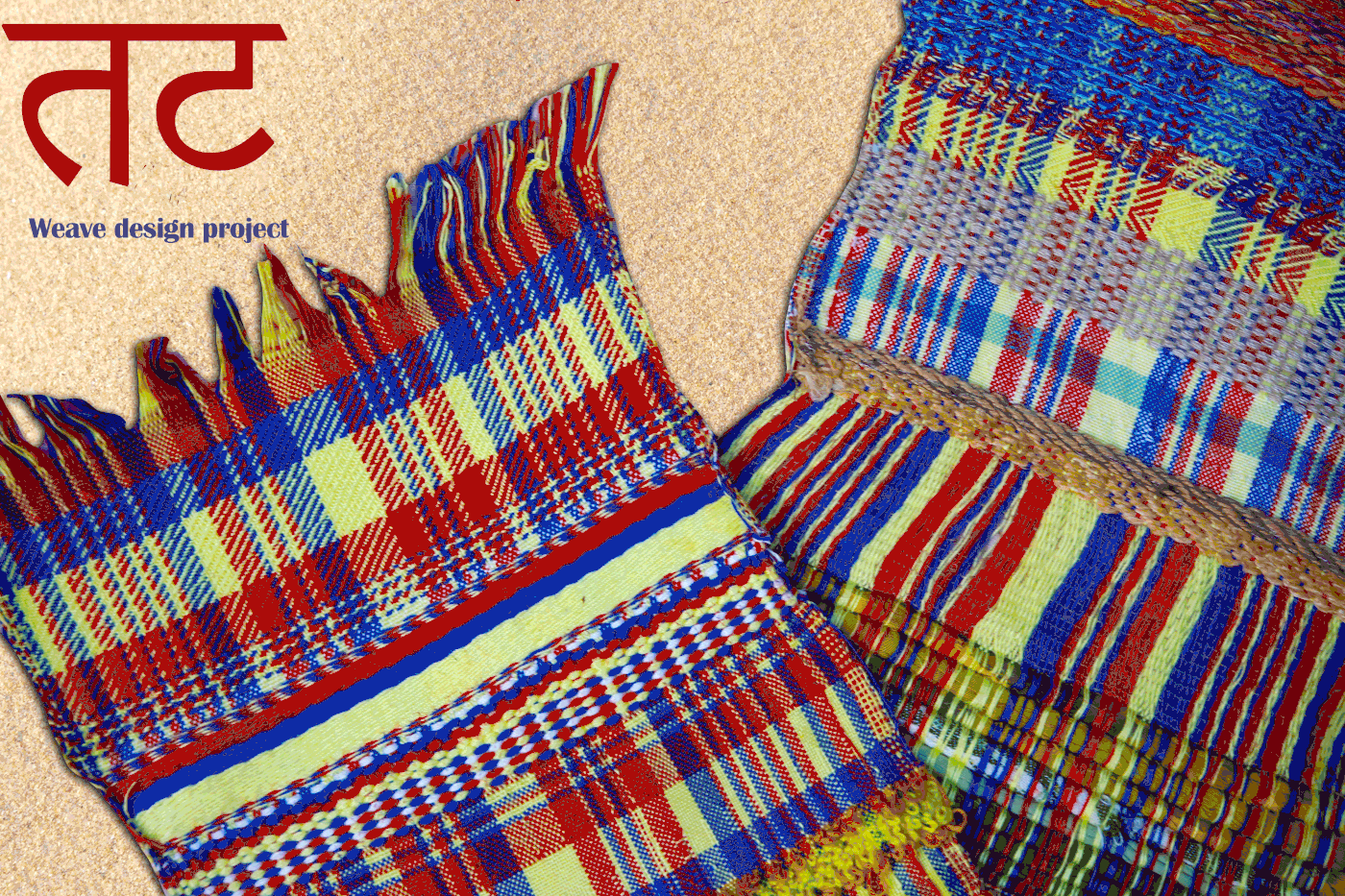 beach Beach Picnic textile design  weave weaving Wovens