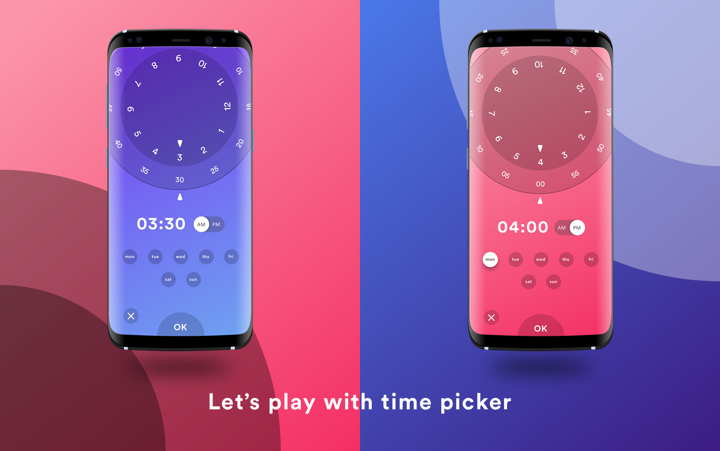 app design Alarm clock