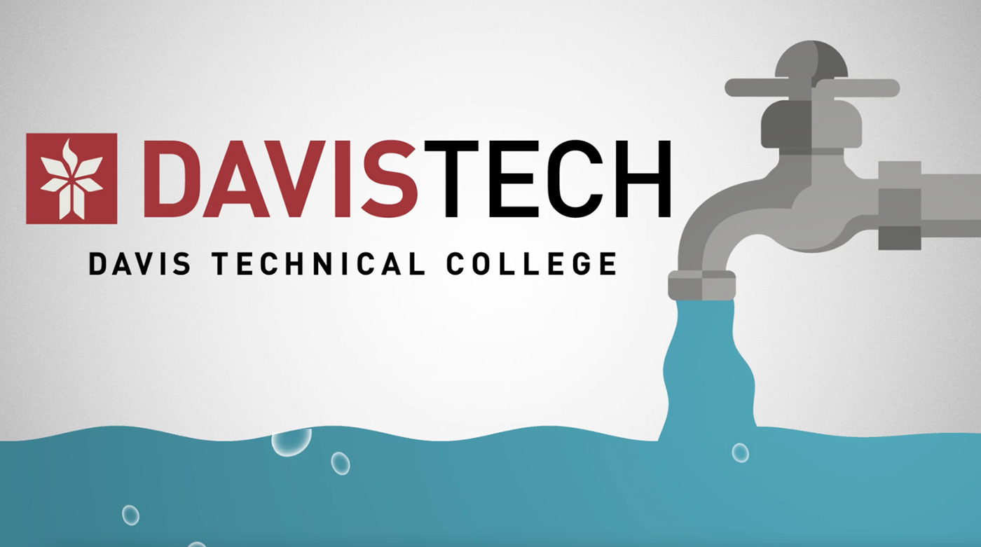tech school Intro Animation motion graphics  2D Animation after effects Plumbing apprentice