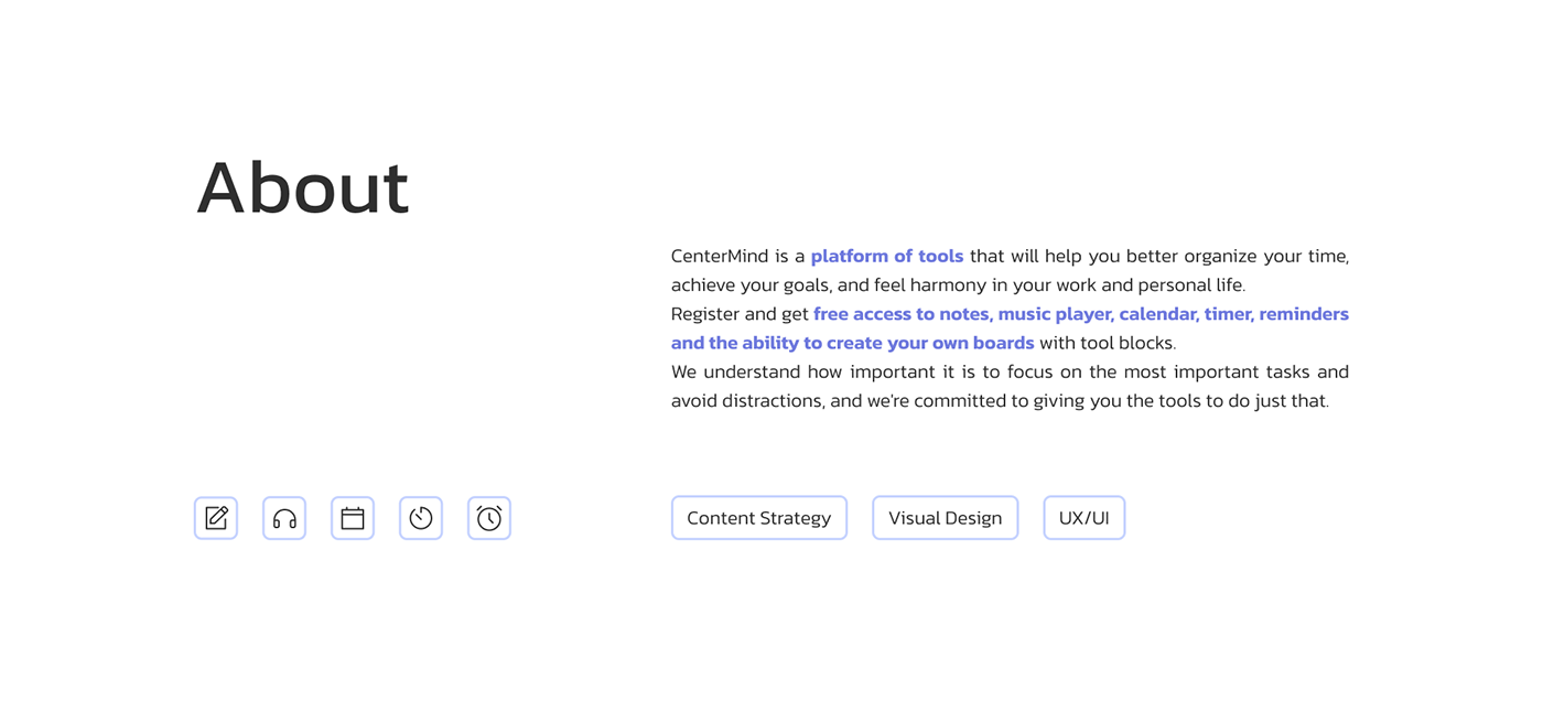 Web Design  UI/UX Website Work  Productivity time management tasks concentration tools for work text