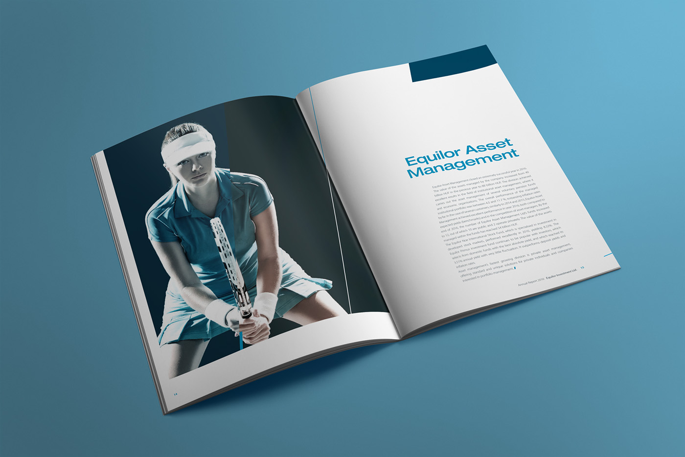 brochure annual report design chart geometric sport finance Investment Layout blue