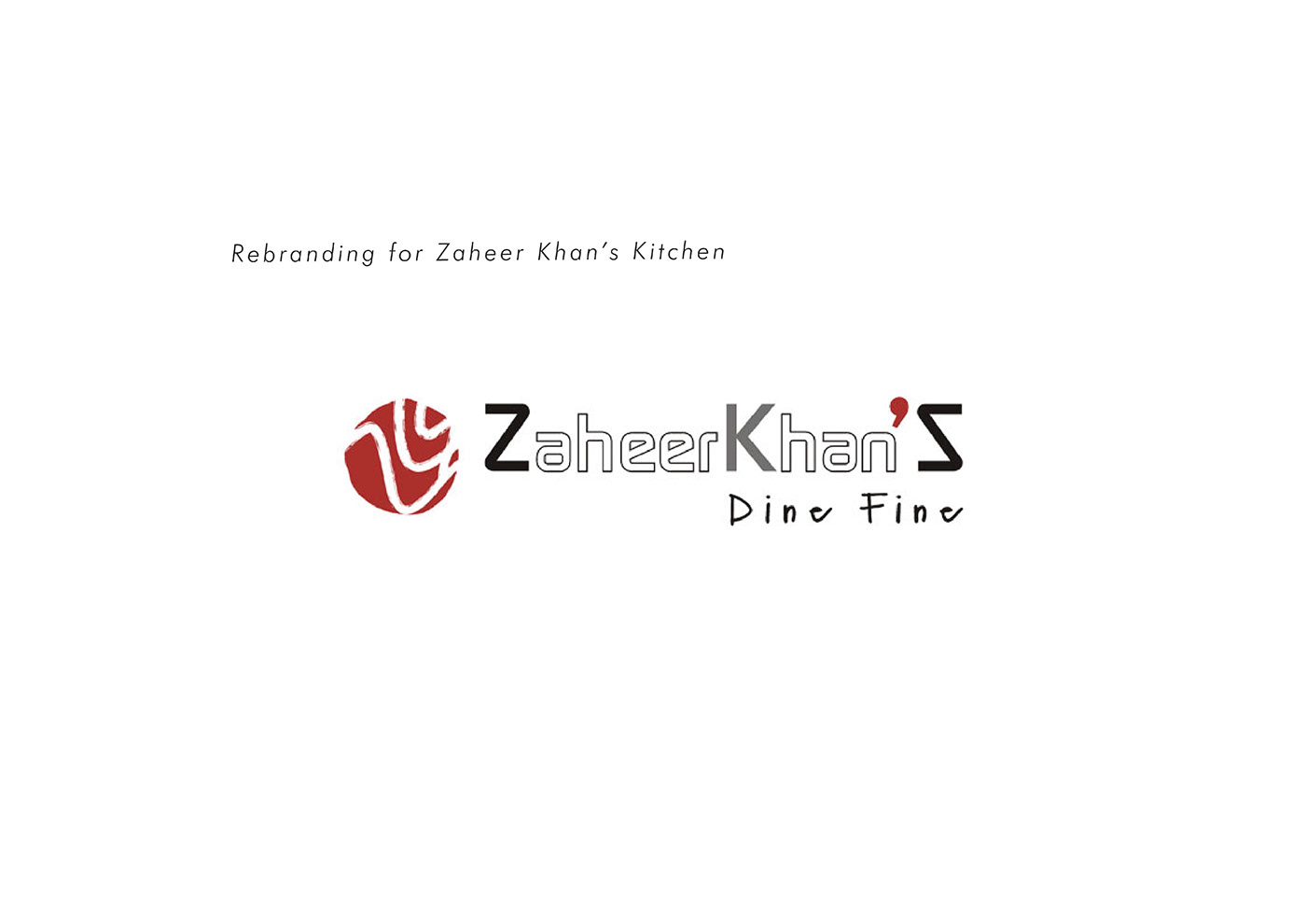 zaheer khan kitchen branding  Menu Card Packaging restaurant Fine Dine Cricket