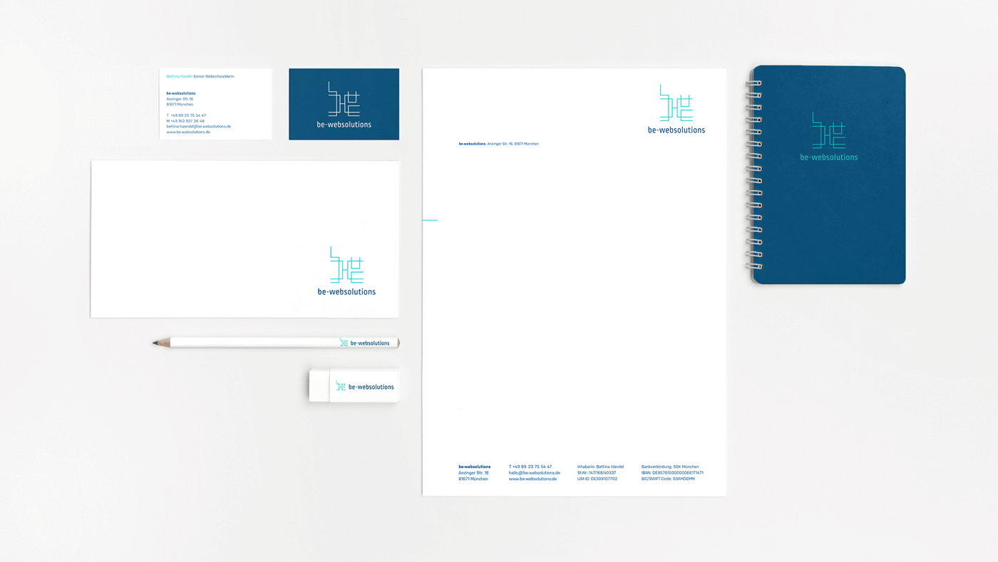 branding  Webdesign Briefpapier briefumschlag Corporate Design geschäftsausstattung Grafik-Design graphikdesign Response website visitenkarte