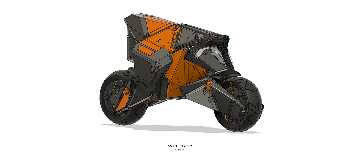 3D automotive   Bike concept electric motorcycle motorcycle design UGV unmanned vehicles