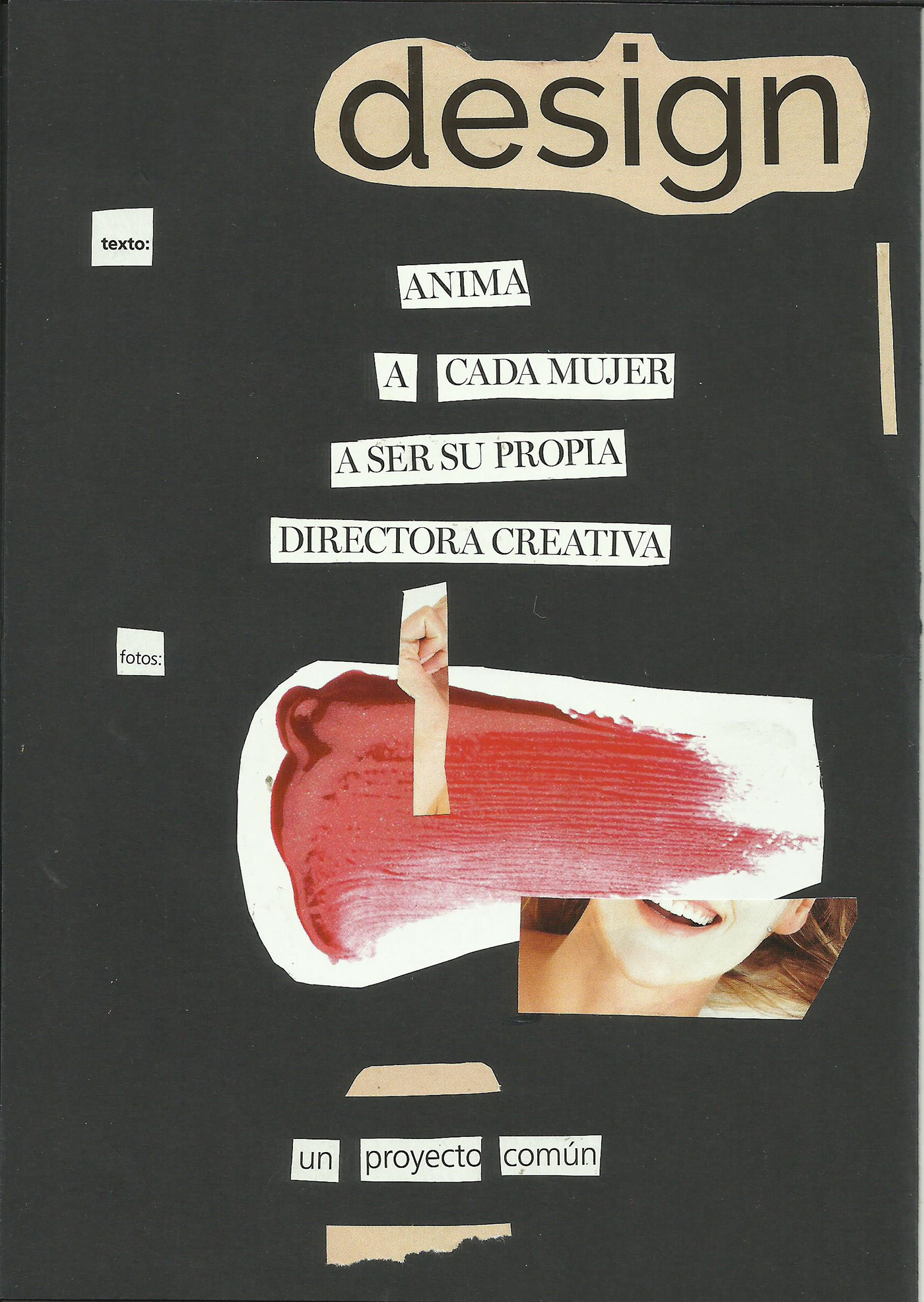 collage feminismo nomakeup vivir expresion Patriarcado dark art Autoedición librito
