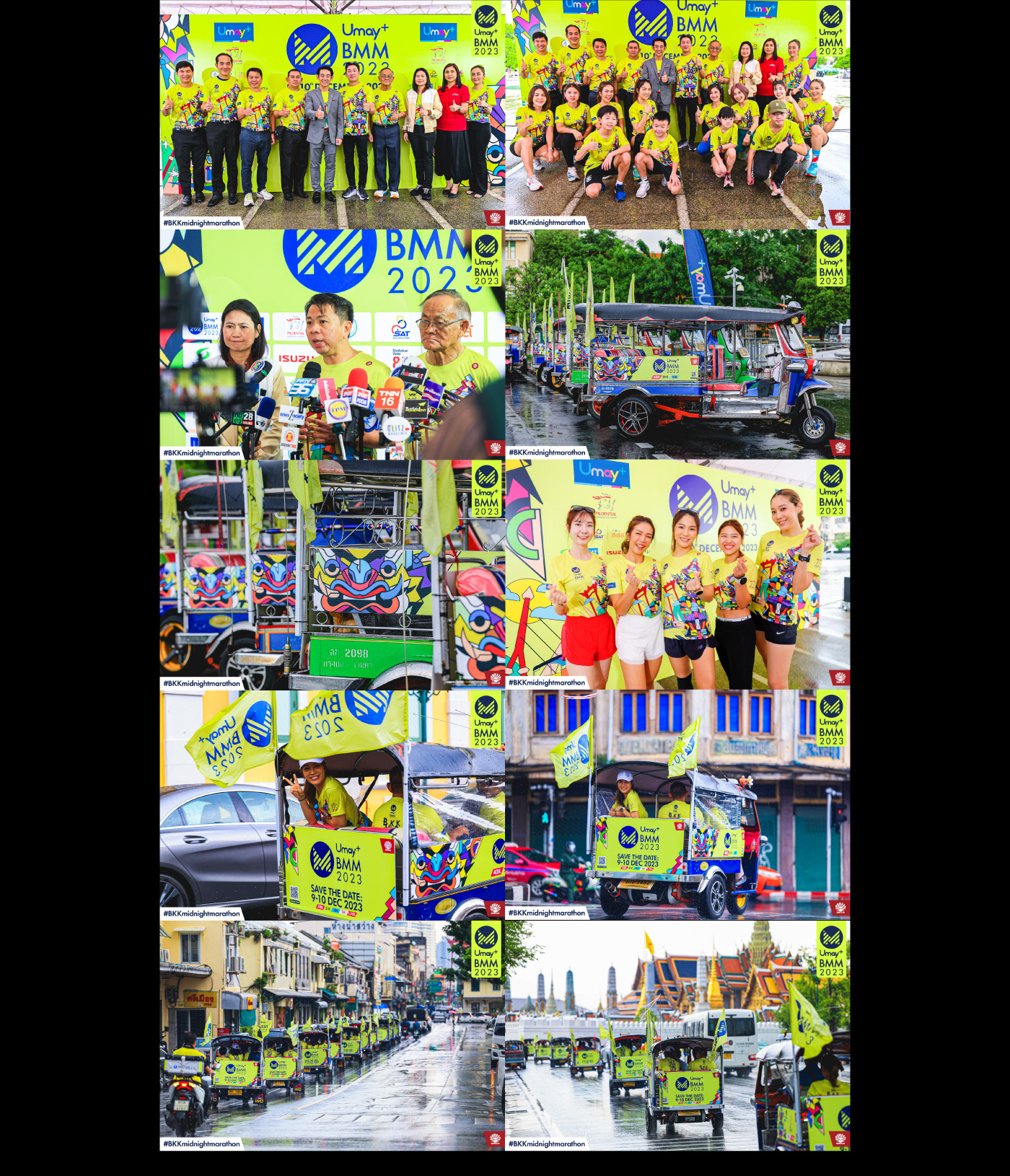 Thailand Umay sports Marathon creative Project Event art direction  ILLUSTRATION  tikkywow