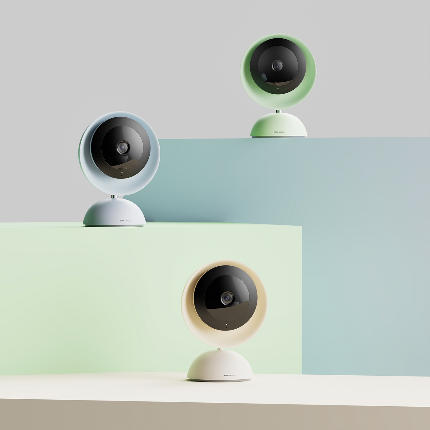 design camera home 3D industrial design  indoor visualization