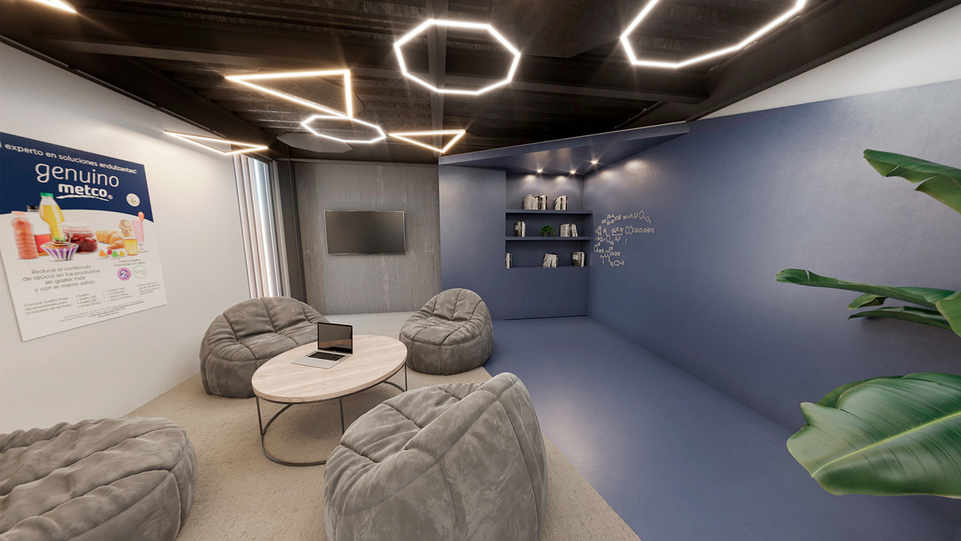 design architecture laboratory medical Office Design Interior Render visualization modern