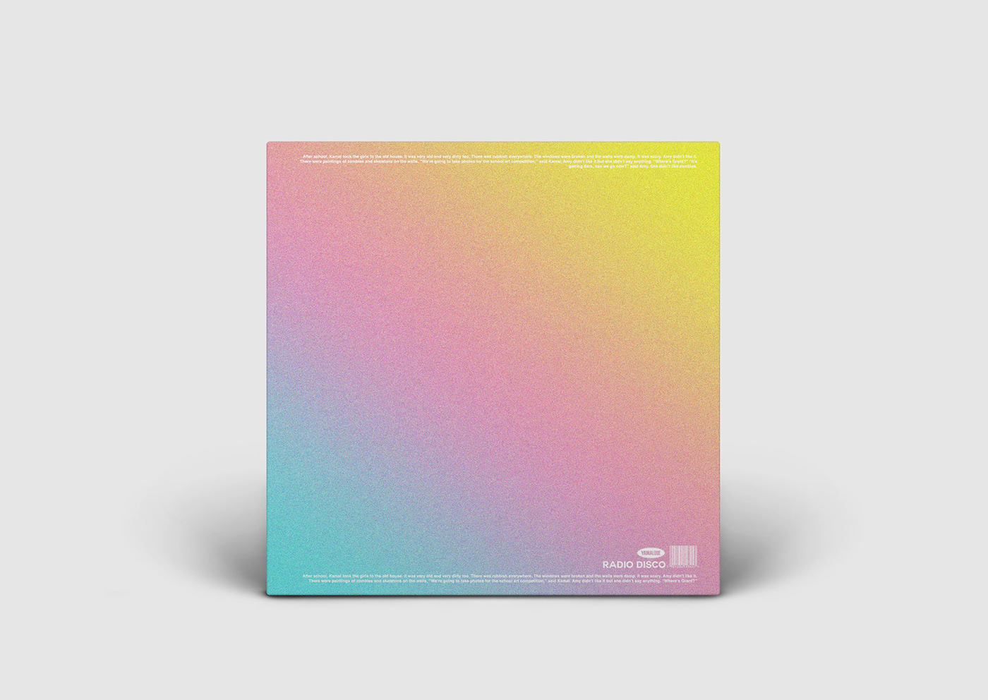 cover Album music vinyl LP typography   cd textures holographic Tropical