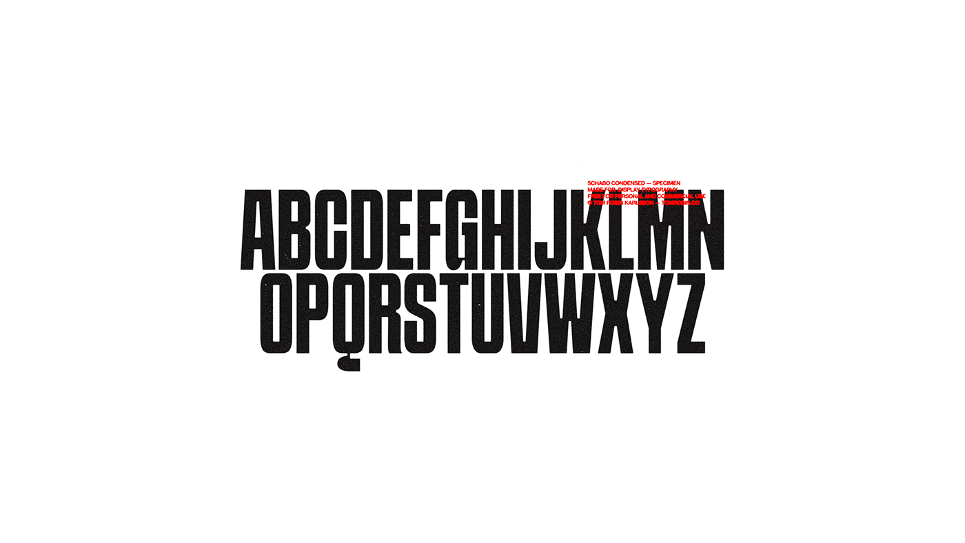 font free sans serif SCHABO type Typeface typography   condensed