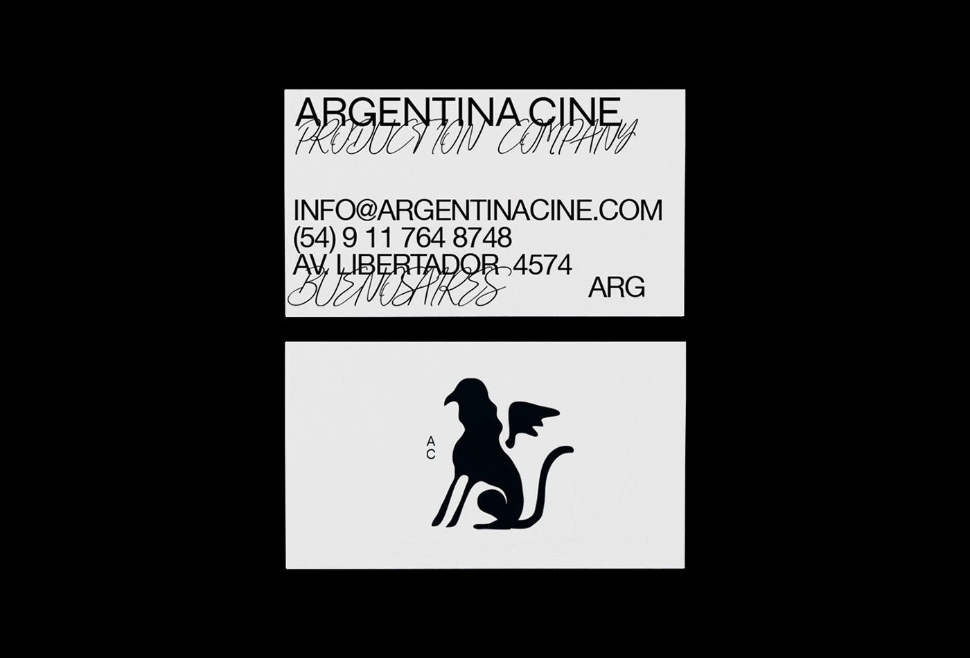 argentina art black identity logo mark poster animal Film   ILLUSTRATION 