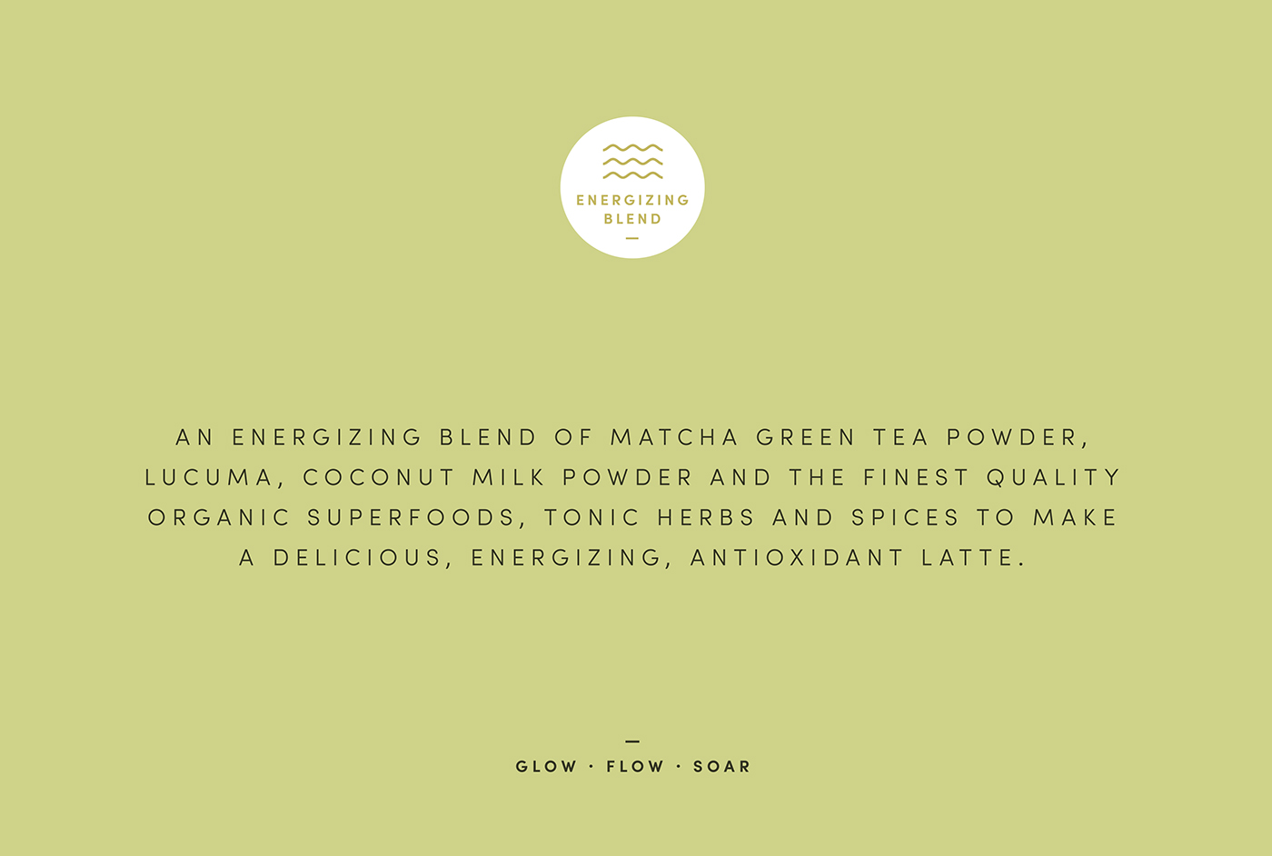 Health raw tea matcha powder beverage Guadalajara mexico identity Logotype