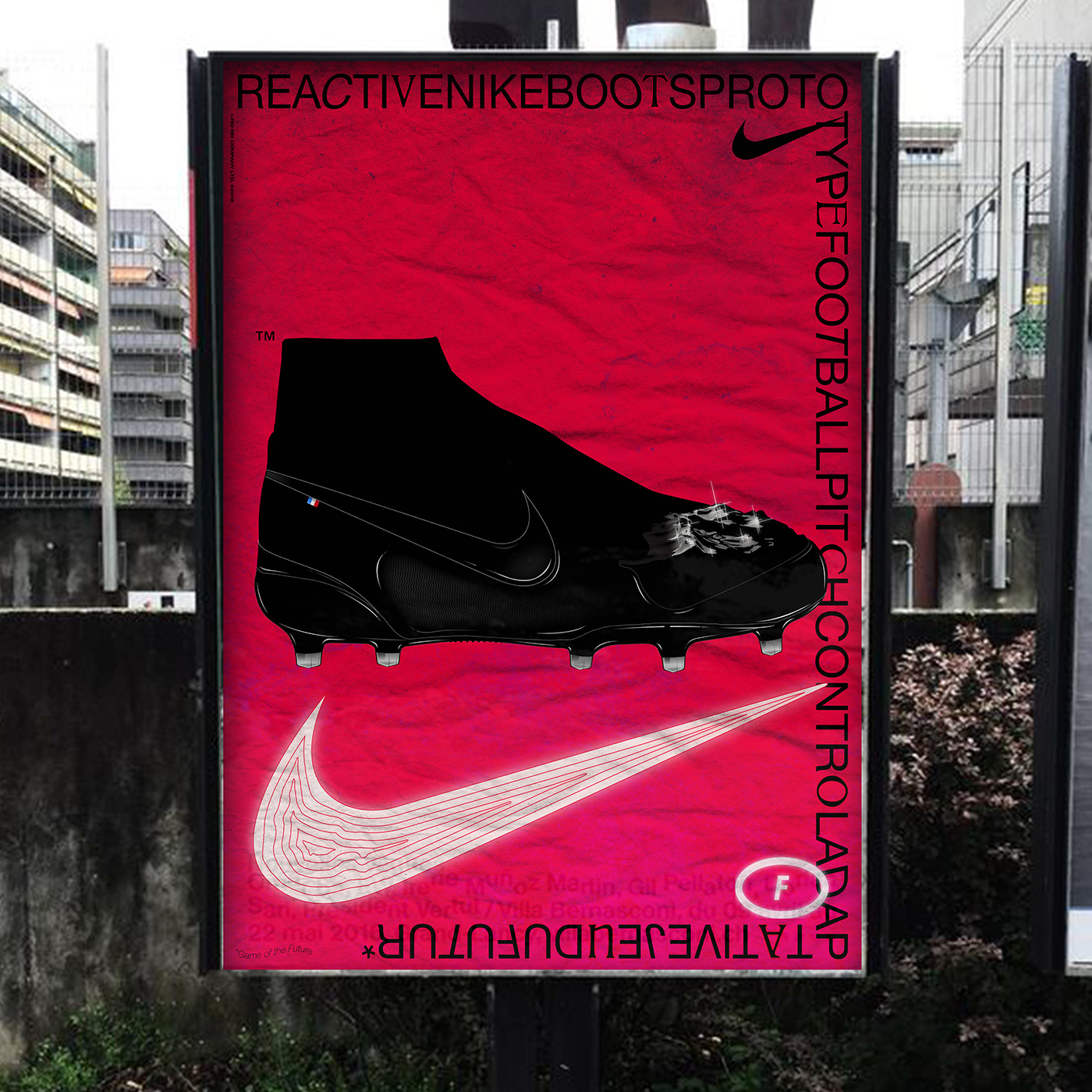 football Nike mbappe soccer sport poster design brand identity